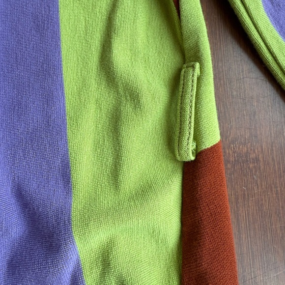 Colorful Striped Cardigan by Italian Designer Paolo Casalini - Picture 5 of 5